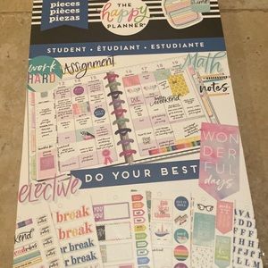 Happy planner Student sticker book